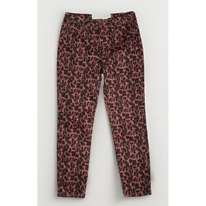 Soft‎ Surroundings Size 8 Ultimate High Rise Leopard Skinny Jeans Women's